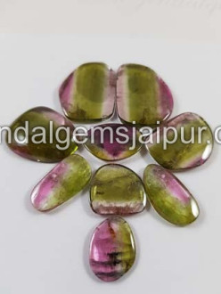 Watermelon Tourmaline Smooth Slices